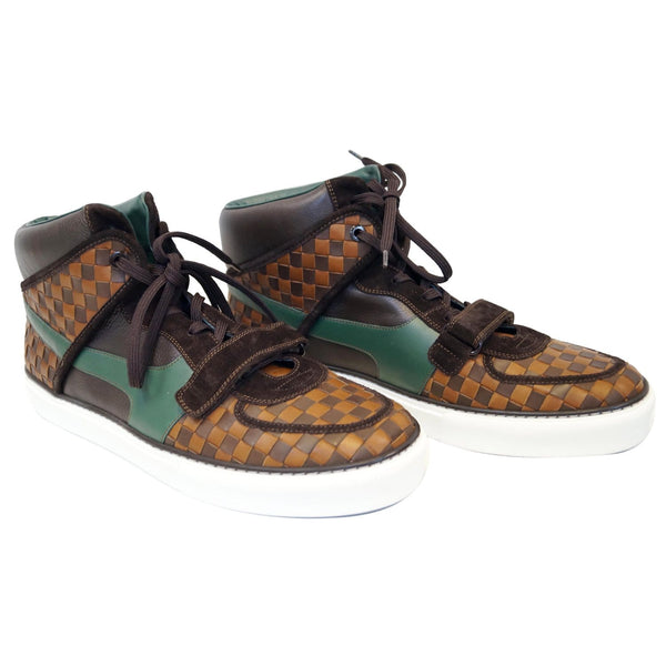 Lv Tower Hightop Damier Ebene Sneakers 11 brown