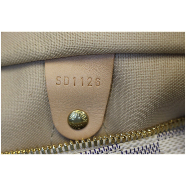 LOUIS VUITTON Speedy 30 Damier Azur Bandouliere Satchel Bag White-US