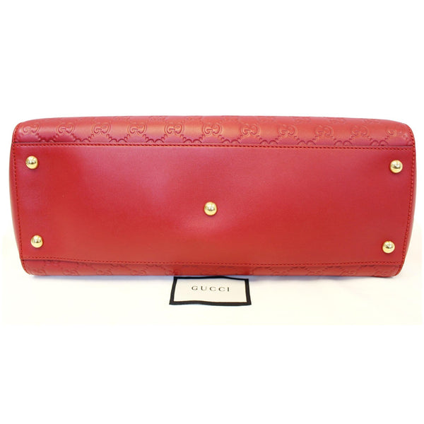 Gucci Shoulder Bag Guccissima Leather - bottom view