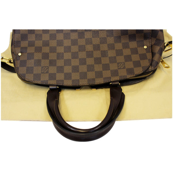 LOUIS VUITTON Kensington Bowling Damier Ebene Shoulder Handbag-US
