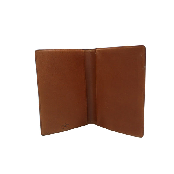 LOUIS VUITTON Agenda Monogram Canvas Notebook Cover Brown