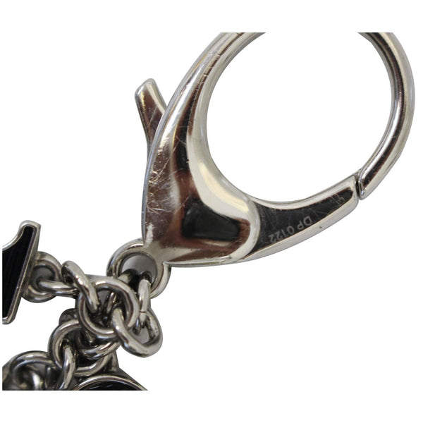 LOUIS VUITTON Fleur d' Epi Bag Charm Black-US