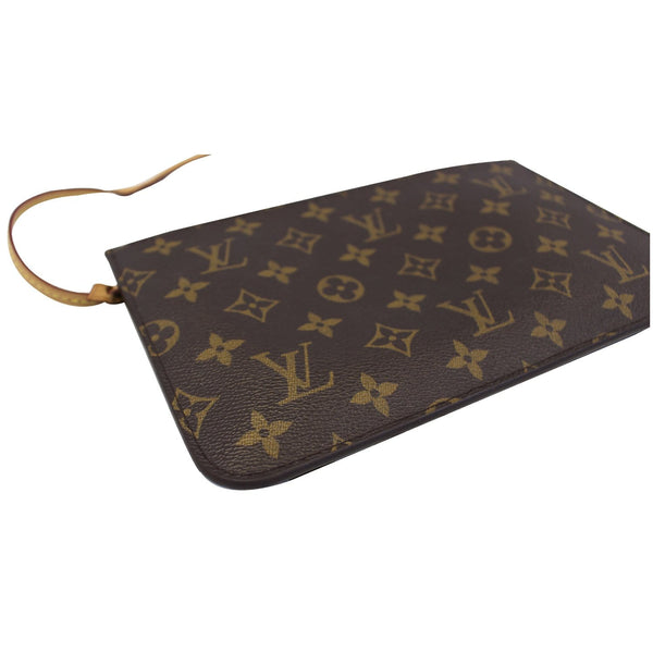 LOUIS VUITTON Pochette Wristlet Pouch Monogram Canvas Neverfull Fuchsia-US