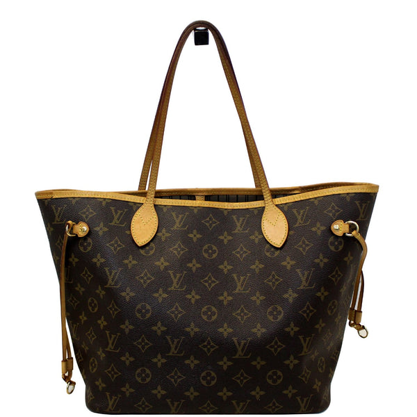 LOUIS VUITTON Monogram Canvas Neverfull MM Brown Tote Bag-US