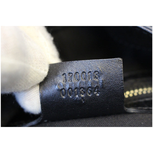 GUCCI GG Canvas Horsebit Medium Wave Hobo Bag Black-US