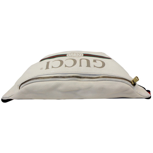 Gucci Bum Bag Print Leather White Belt Waist Medium for sale