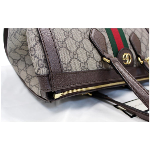 GUCCI Ophidia Medium GG Supreme Tote Shoulder Bag Beige 524537