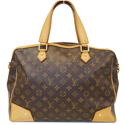 LOUIS VUITTON Retiro GM Monogram Canvas 2 Way Shoulder Bag Brown