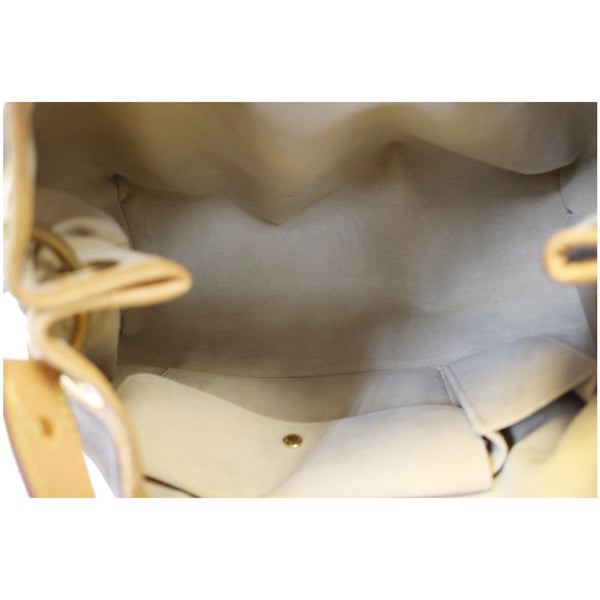 LOUIS VUITTON Galliera PM Monogram Canvas Shoulder Handbag Brown