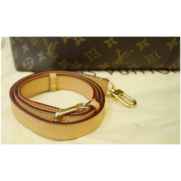 LOUIS VUITTON Melie Monogram Canvas Hobo Shoulder Bag Brown