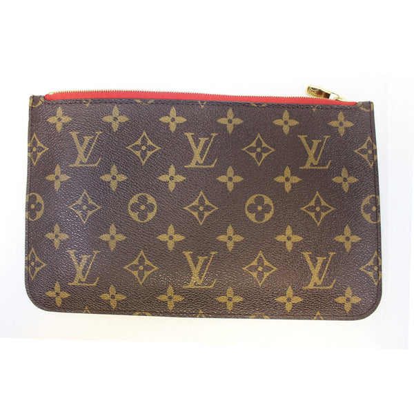 LOUIS VUITTON Pochette Wristlet Pouch Neverfull MM Monogram Canvas-US