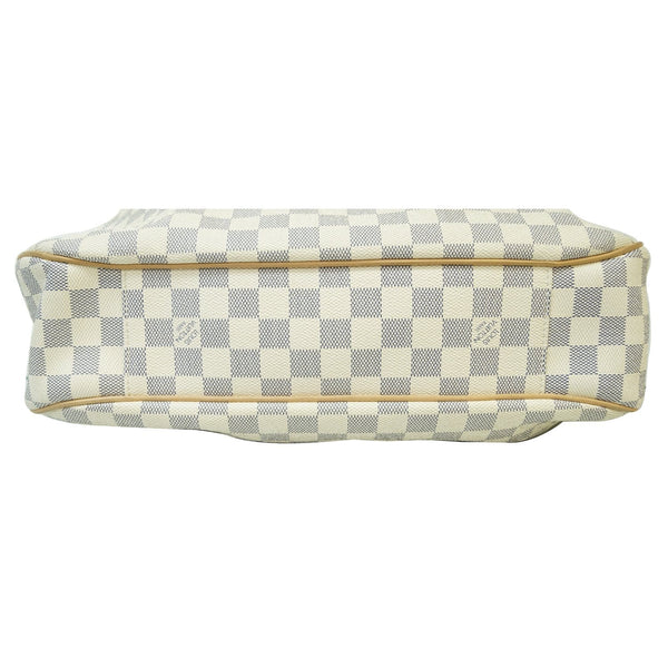 LOUIS VUITTON Evora MM Damier Azur Tote Shoulder Bag White