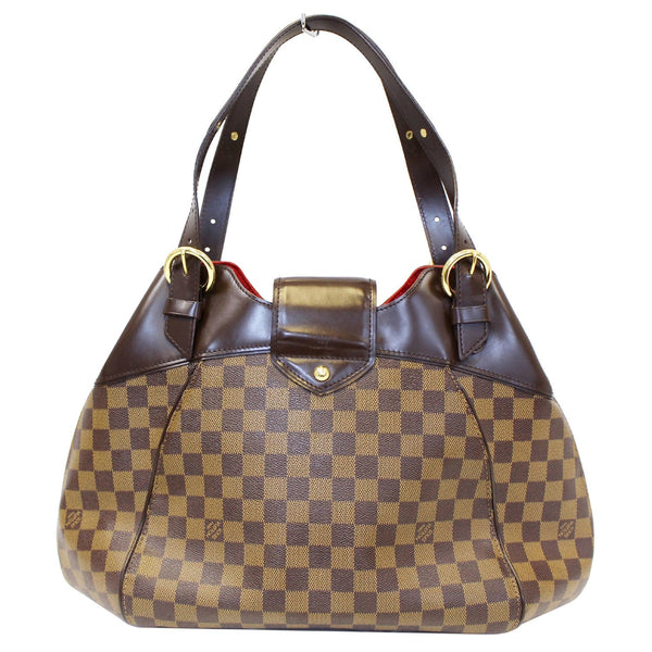 LOUIS VUITTON Sistina GM Damier Ebene Shoulder Handbag-US