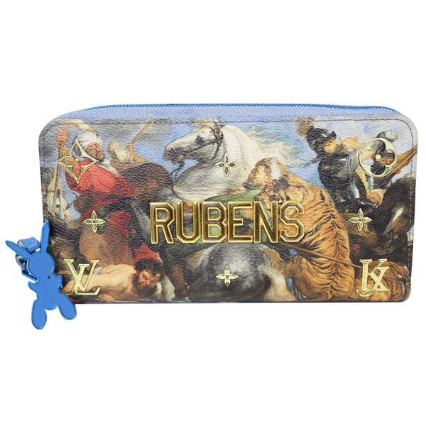 Louis Vuitton Zippy Wallet Peter Paul Rubens Blue - front view