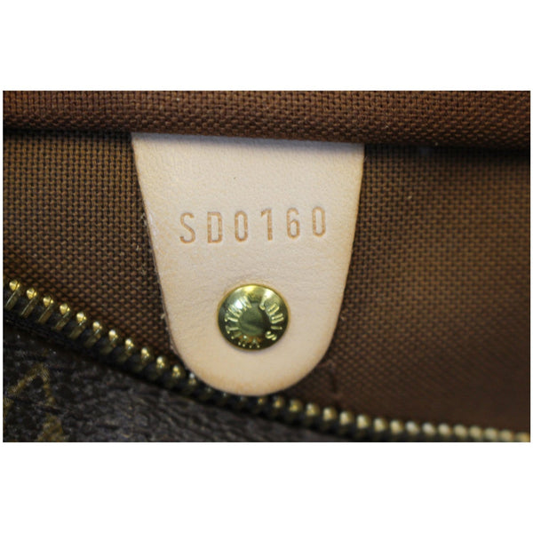 LOUIS VUITTON Speedy 25 Monogram Canvas Satchel Bag Brown-US