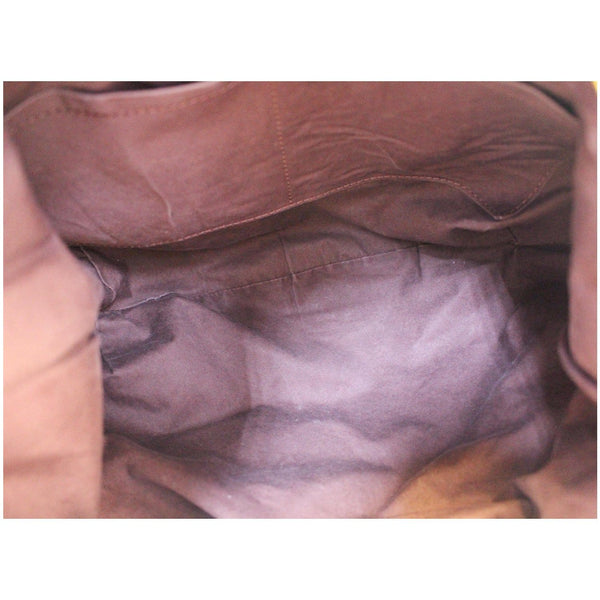 LOUIS VUITTON Rhapsody MM Monogram Mini Lin Shoulder Bag Burgundy