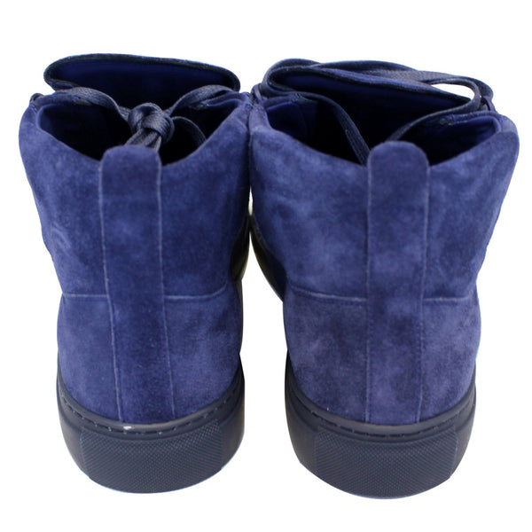 Balenciaga Sneakers Arena Suede Blue - back view