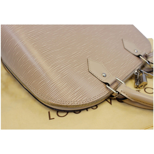 Louis Vuitton Alma Epi Leather Shoulder Bag Front Left