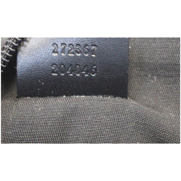 GUCCI Guccissima Cosmetic Case Bag Black 272367