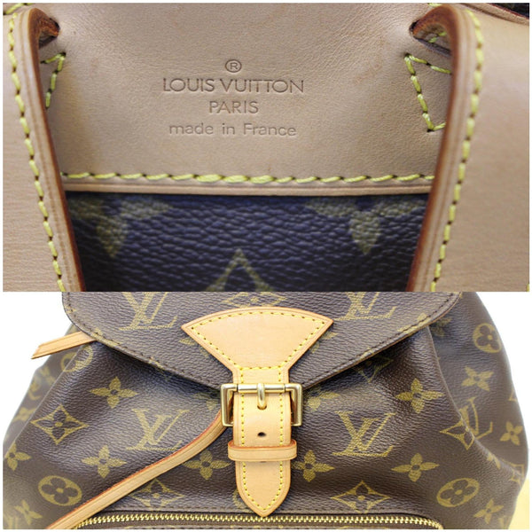 Louis Vuitton Montsouris MM Backpack | Lv Canvas Bags Buckle