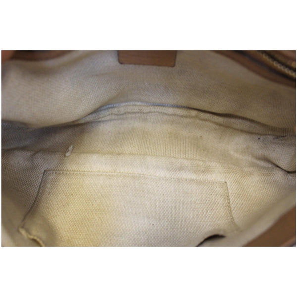 GUCCI GG Soho Tassel Chain Leather Crossbody Bag Beige 336752