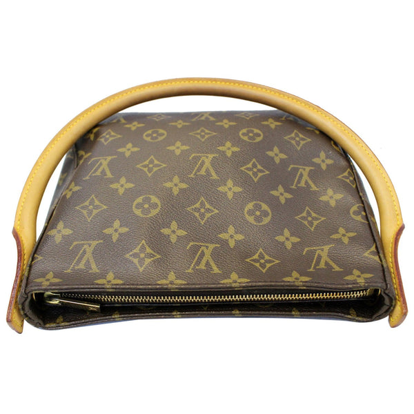 LOUIS VUITTON Looping MM Monogram Canvas Shoulder Bag Brown