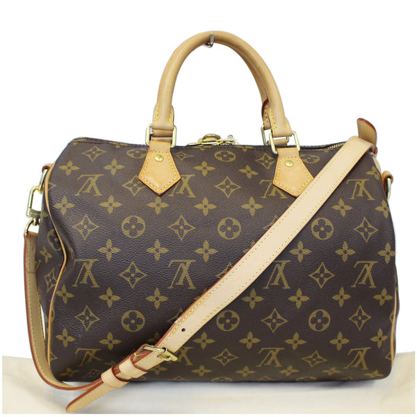 Louis Vuitton Speedy 30 Bandouliere Monogram Shoulder Bag-strap