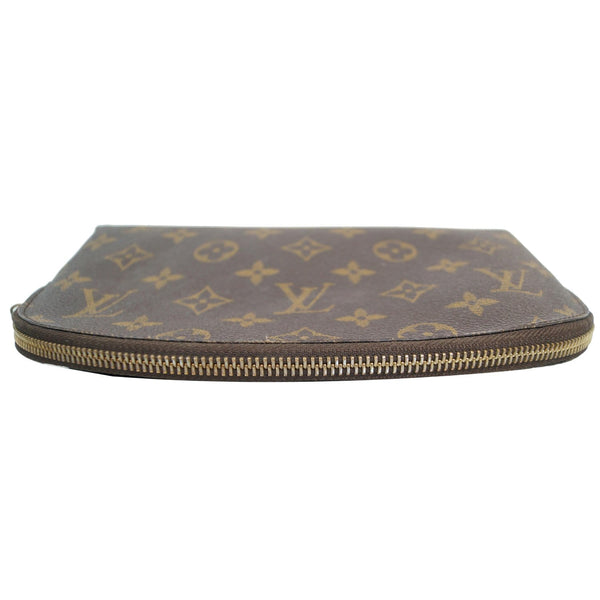 Louis Vuitton Monogram Canvas Cosmetic Pouch Brown zip