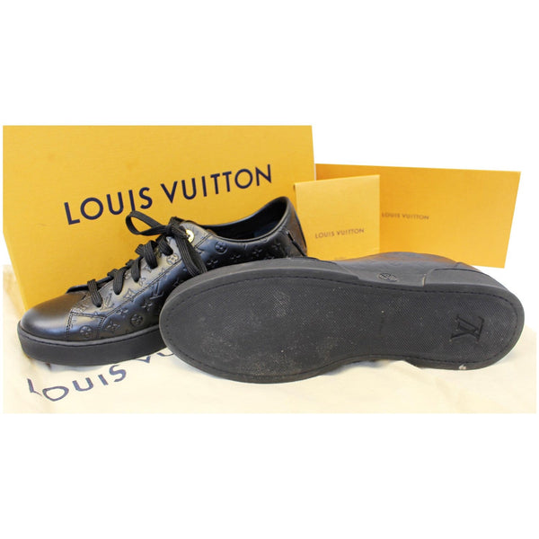 Elegant LV Black Monogram Empreinte Stellar Sneaker