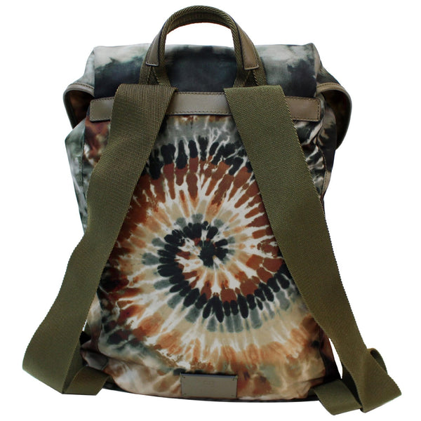 VALENTINO Garavani Tie-dye Flap Top Nylon Backpack Multicolor