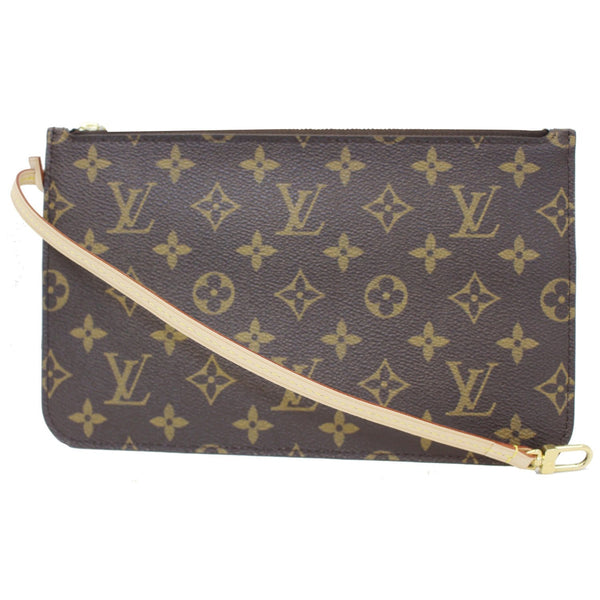 LOUIS VUITTON Pochette Wristlet Pouch Damier Ebene Neverfull MM/GM-US