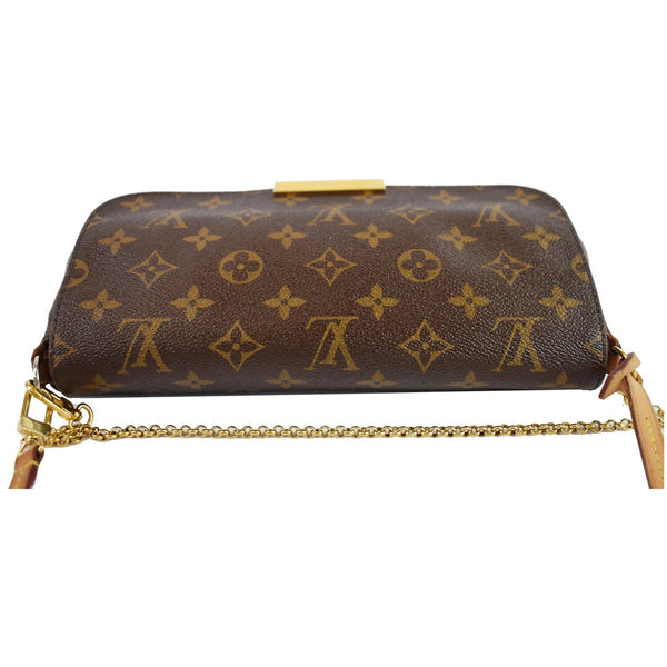 LOUIS VUITTON Favorite MM Monogram Canvas Crossbody Bag Brown