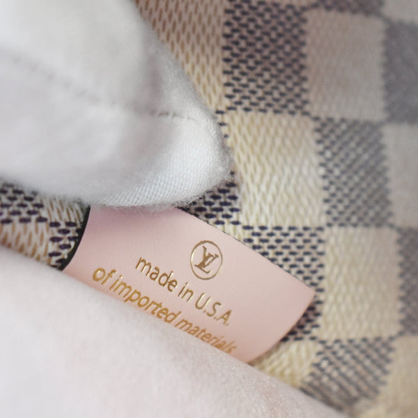 LOUIS VUITTON Neonoe MM Damier Azur Shoulder Bag Rose