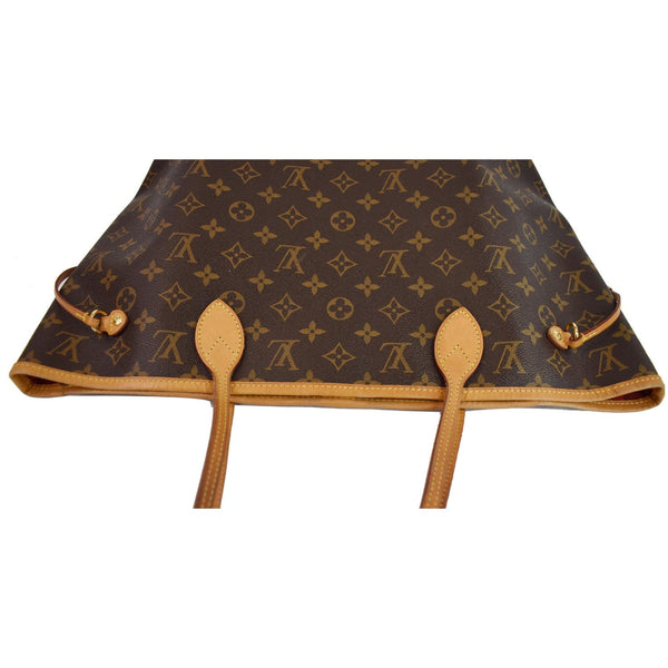 Louis Vuitton Neverfull MM Monogram Canvas Shoulder Bag - top up side