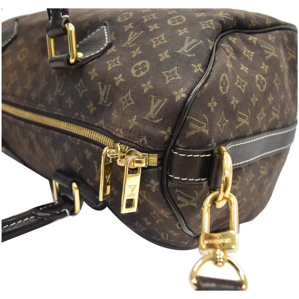 LOUIS VUITTON Speedy 30 Ebene Monogram Mini Lin Shoulder Bag Brown