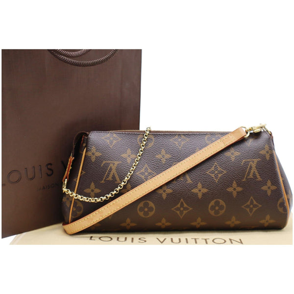 Louis Vuitton Eva Monogram Canvas Pochette Crossbody Bag