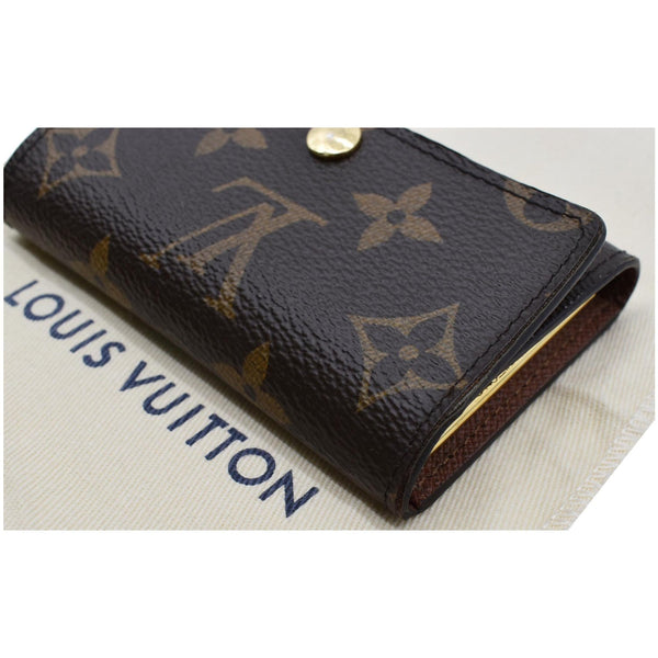 LOUIS VUITTON Monogram Canvas 6 Key Holder Brown