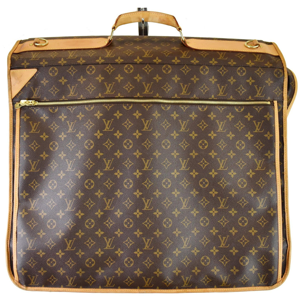 LOUIS VUITTON Monogram Canvas Garment Carrier Bag Brown