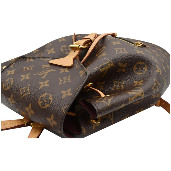 LOUIS VUITTON Montsouris NM Monogram Canvas Backpack Bag Brown