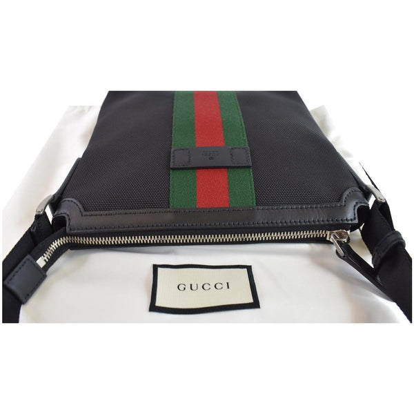 Gucci Techno Canvas Web Messenger Bag - top zip