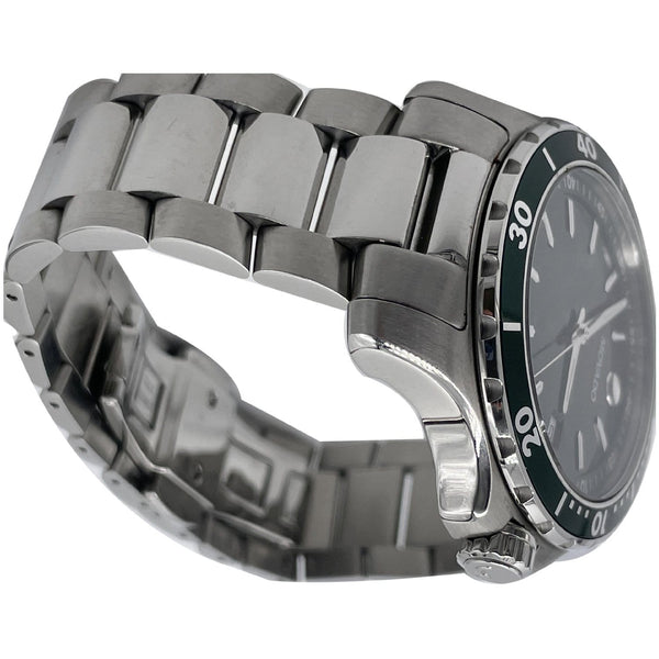 MOVADO Series 800 Swiss Quartz Stainless Steel Watch Green Dial 40MM