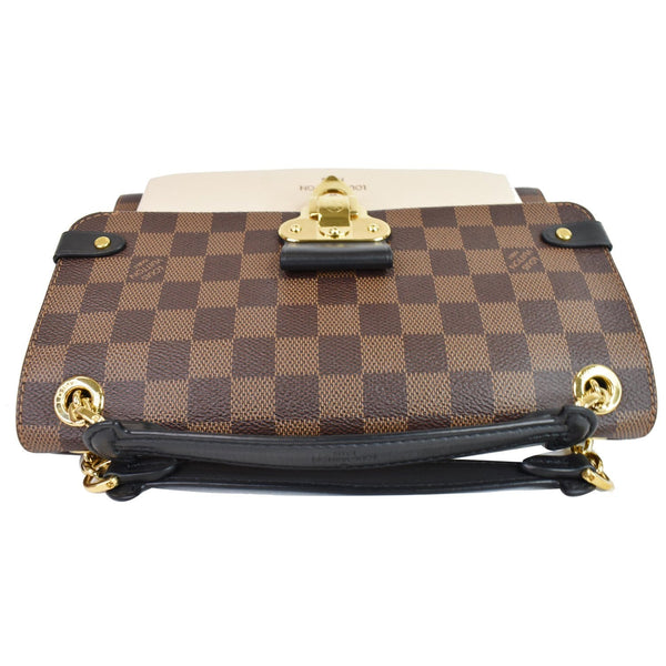 LOUIS VUITTON Vavin PM Damier Ebene Shoulder Bag Brown