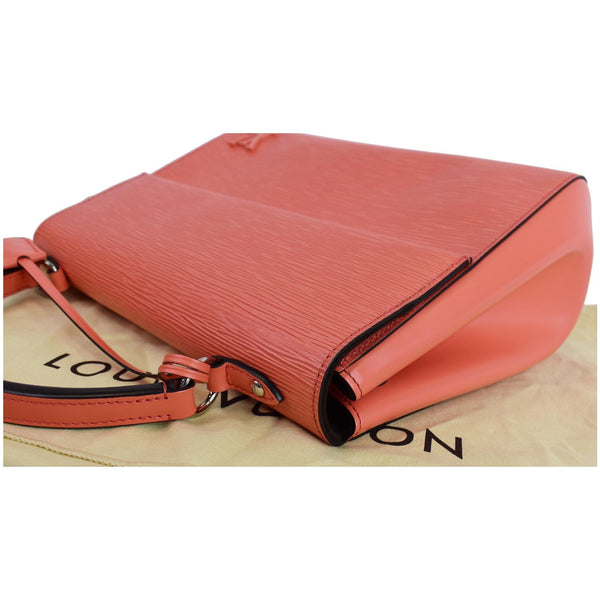 Louis Vuitton Cluny MM Epi Leather Satchel Bag Coral - side preview