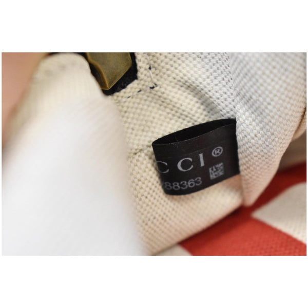 GUCCI L'Aveugle Par Amour Print GG Supreme Backpack Bag Beige 419584