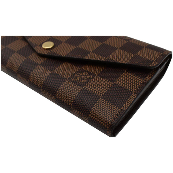 Louis Vuitton Sarah Damier Ebene Wallet Brown - Preloved