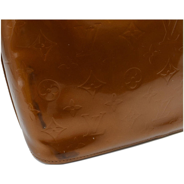 LOUIS VUITTON Houston Monogram Vernis Leather Tote Bag Bronze