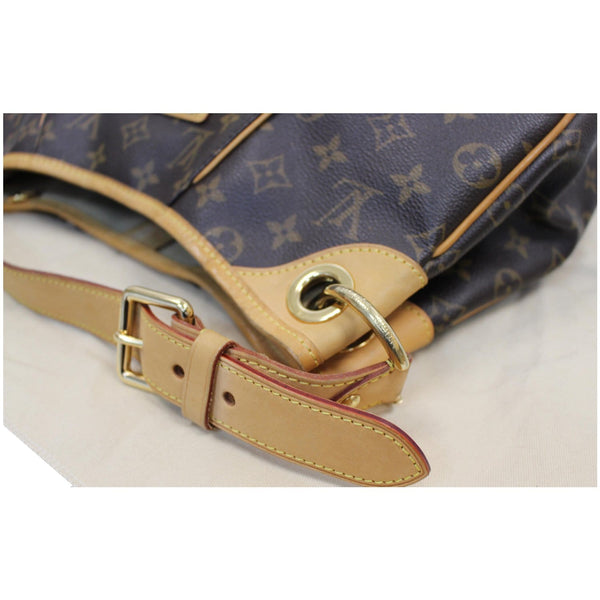 LOUIS VUITTON Galliera PM Monogram Canvas Shoulder Bag Brown