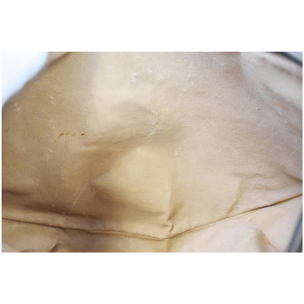 GUCCI Vintage GG Supreme Canvas Shoulder Bag Beige