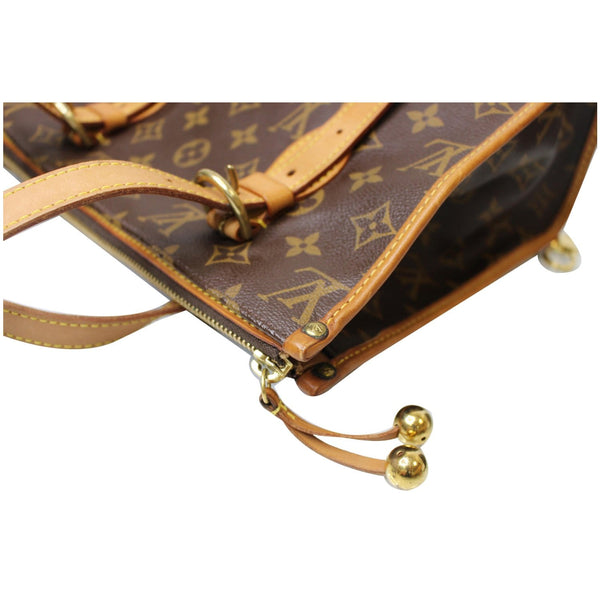 LOUIS VUITTON Popincourt Haut Monogram Canvas Shoulder Bag Brown