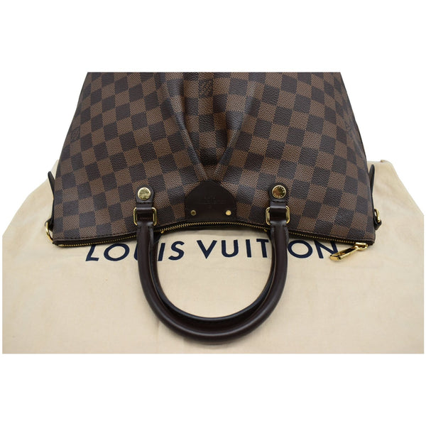 LOUIS VUITTON Siena MM Damier Ebene Shoulder Bag Brown